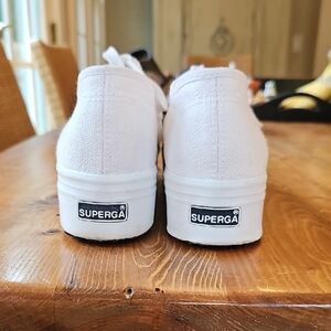 Superga White Canvas Sneakers
